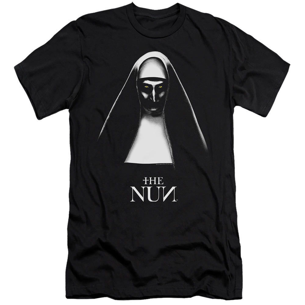 The Nun The Nun Premium Bella Canvas Slim Fit Mens T Shirt Black