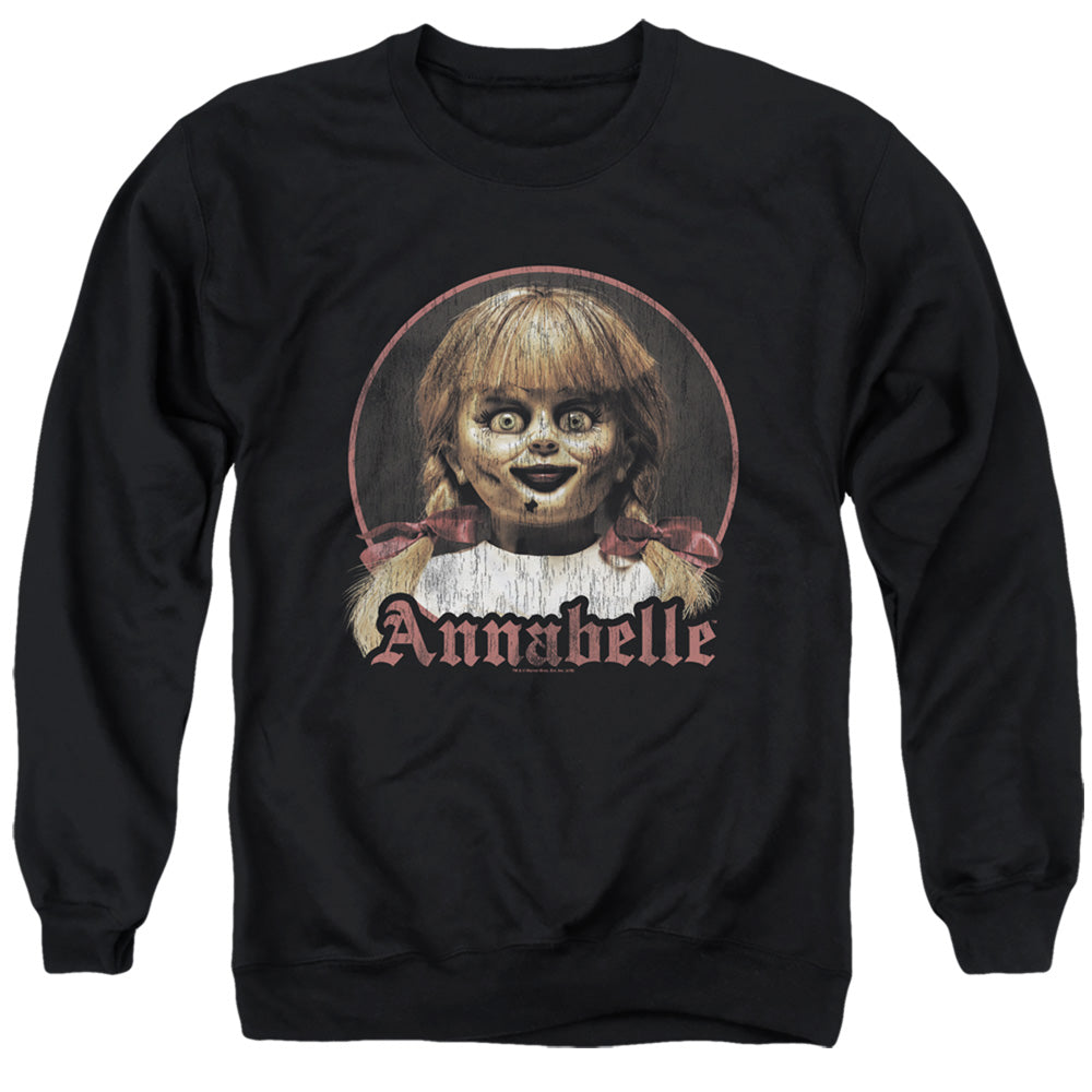 Annabelle Annabelle Portrait Mens Crewneck Sweatshirt Black