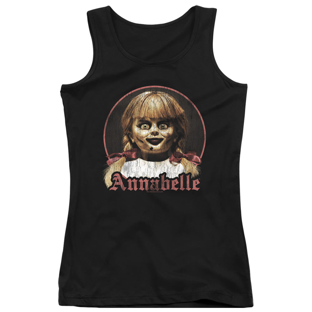 Annabelle Annabelle Portrait Womens Tank Top Shirt Black