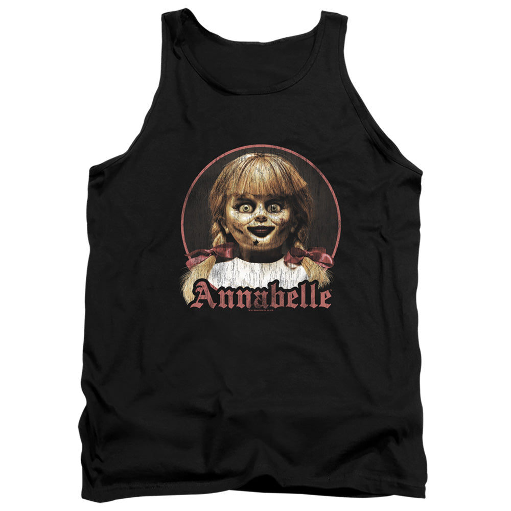 Annabelle Annabelle Portrait Mens Tank Top Shirt Black