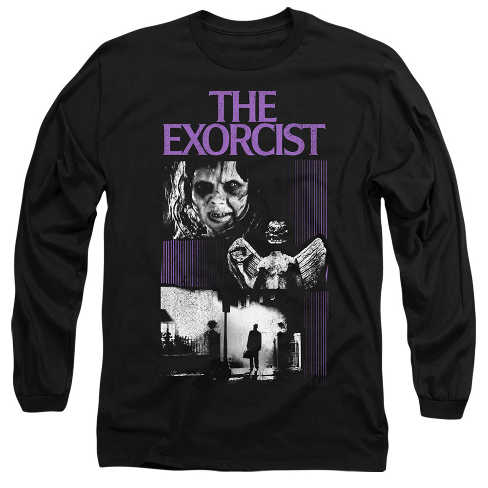 The Exorcist What An Excellent Day Mens Long Sleeve Shirt Black