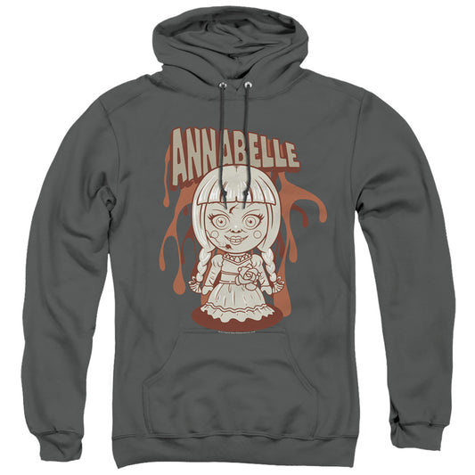 Annabelle Annabelle Illustration Mens Hoodie Charcoal