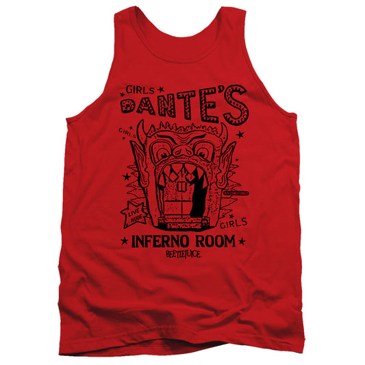 Beetlejuice Dantes Inferno Room Mens Tank Top Shirt Red