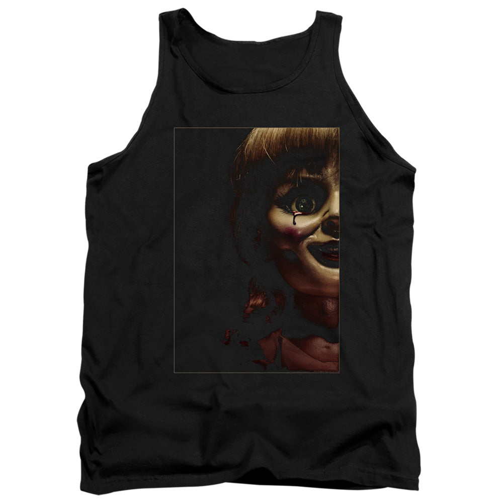 Annabelle Doll Tear Mens Tank Top Shirt Black