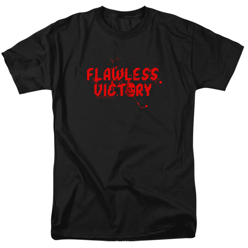 Mortal Kombat Klassic Flawless Victory Mens T Shirt Black