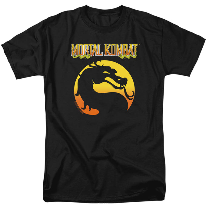 Mortal Kombat Klassic Logo Mens T Shirt Black