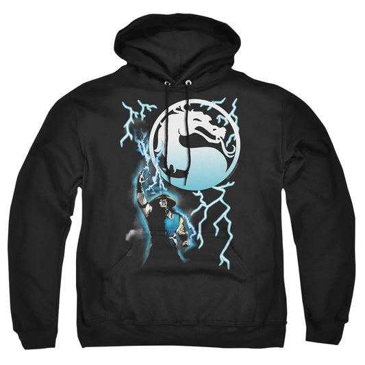 Mortal Kombat Klassic Raiden Mens Hoodie Black