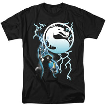 Load image into Gallery viewer, Mortal Kombat Klassic Raiden Mens T Shirt Black