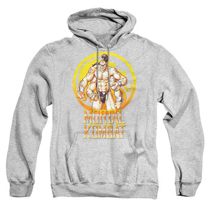 Mortal Kombat Klassic Goro Mens Hoodie Athletic Heather