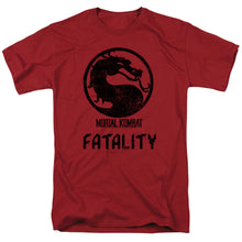 Load image into Gallery viewer, Mortal Kombat Klassic Fatality Mens T Shirt Cardinal