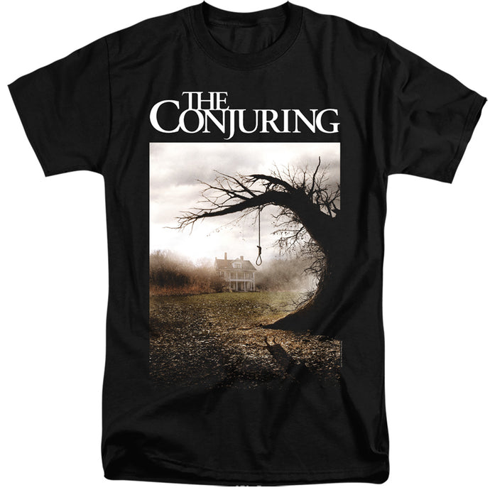 The Conjuring Poster Mens Tall T Shirt Black