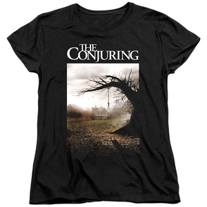 The Conjuring Poster Womens T Shirt Black