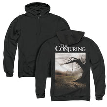Load image into Gallery viewer, The Conjuring Poster Back Print Zipper Mens Hoodie Black