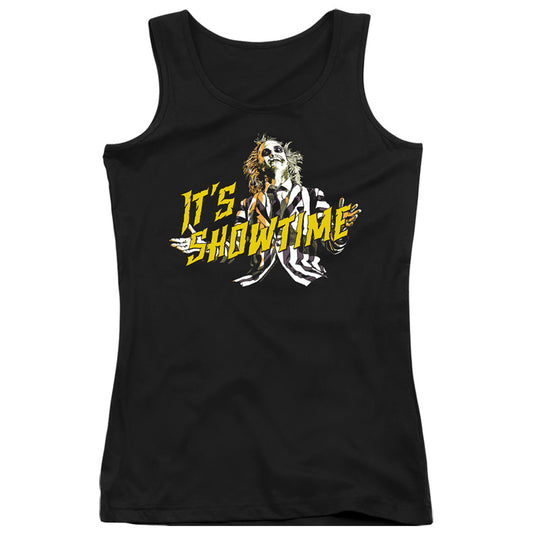 Beetlejuice Showtime Womens Tank Top Shirt Black