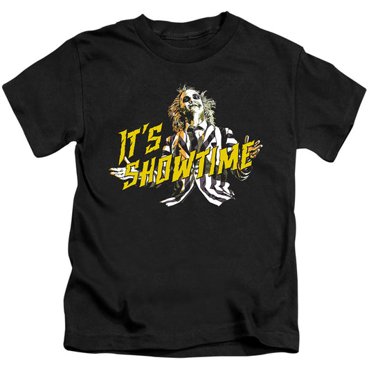 Beetlejuice Showtime Juvenile Kids Youth T Shirt Black