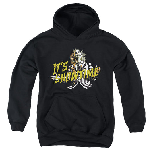 Beetlejuice Showtime Kids Youth Hoodie Black