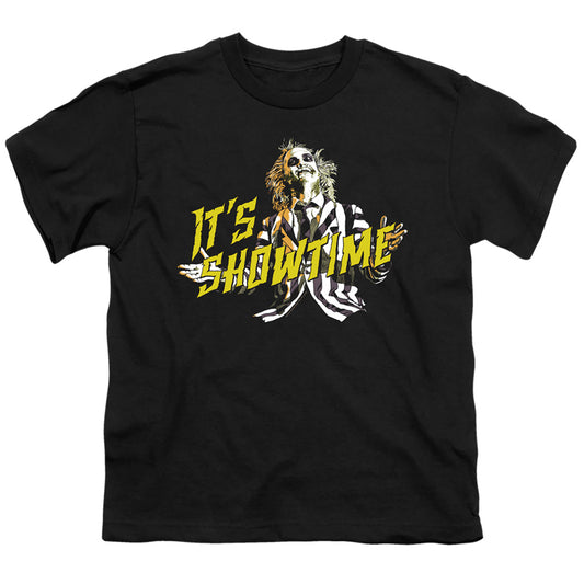 Beetlejuice Showtime Kids Youth T Shirt Black