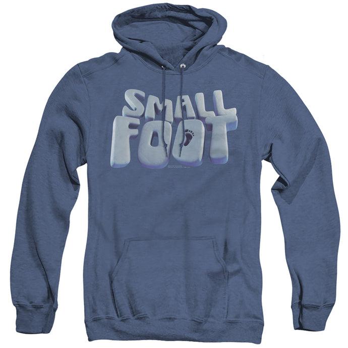 Smallfoot Smallfoot Logo Heather Mens Hoodie Royal Blue