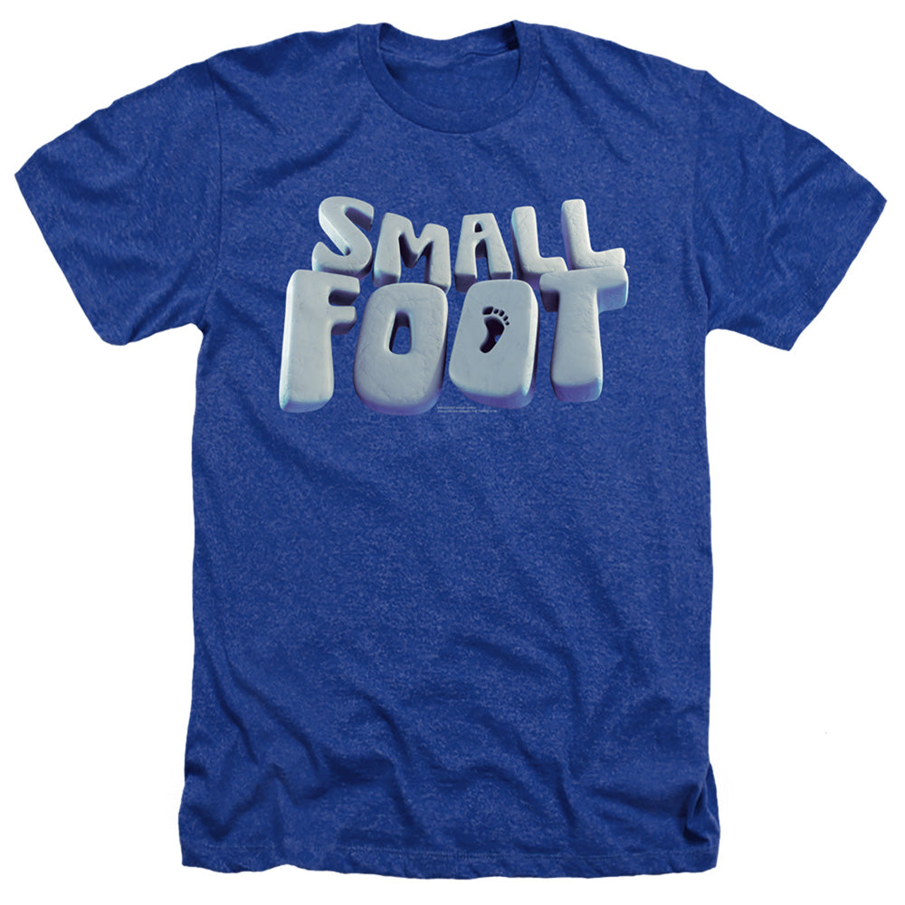 Smallfoot Smallfoot Logo Heather Mens T Shirt Royal Blue