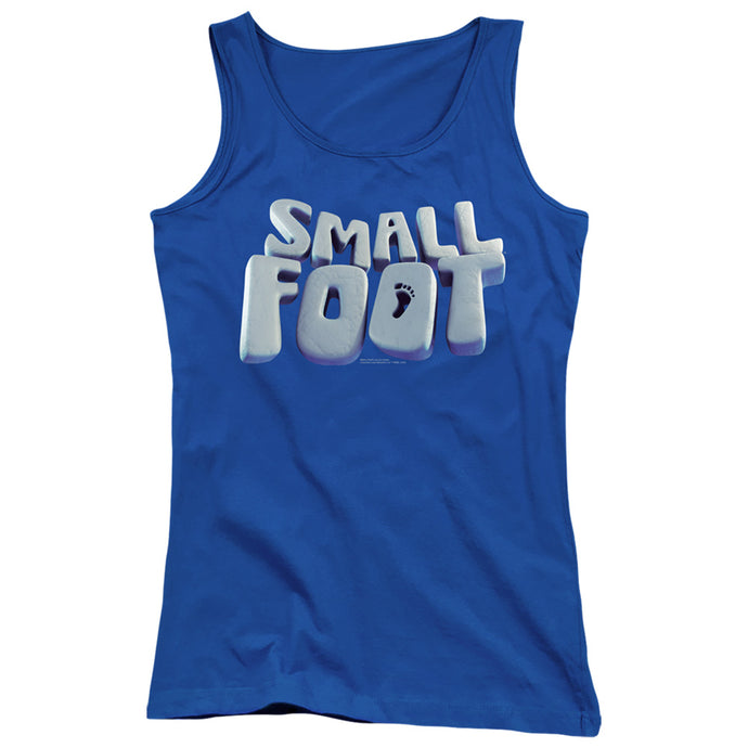 Smallfoot Smallfoot Logo Womens Tank Top Shirt Royal Blue