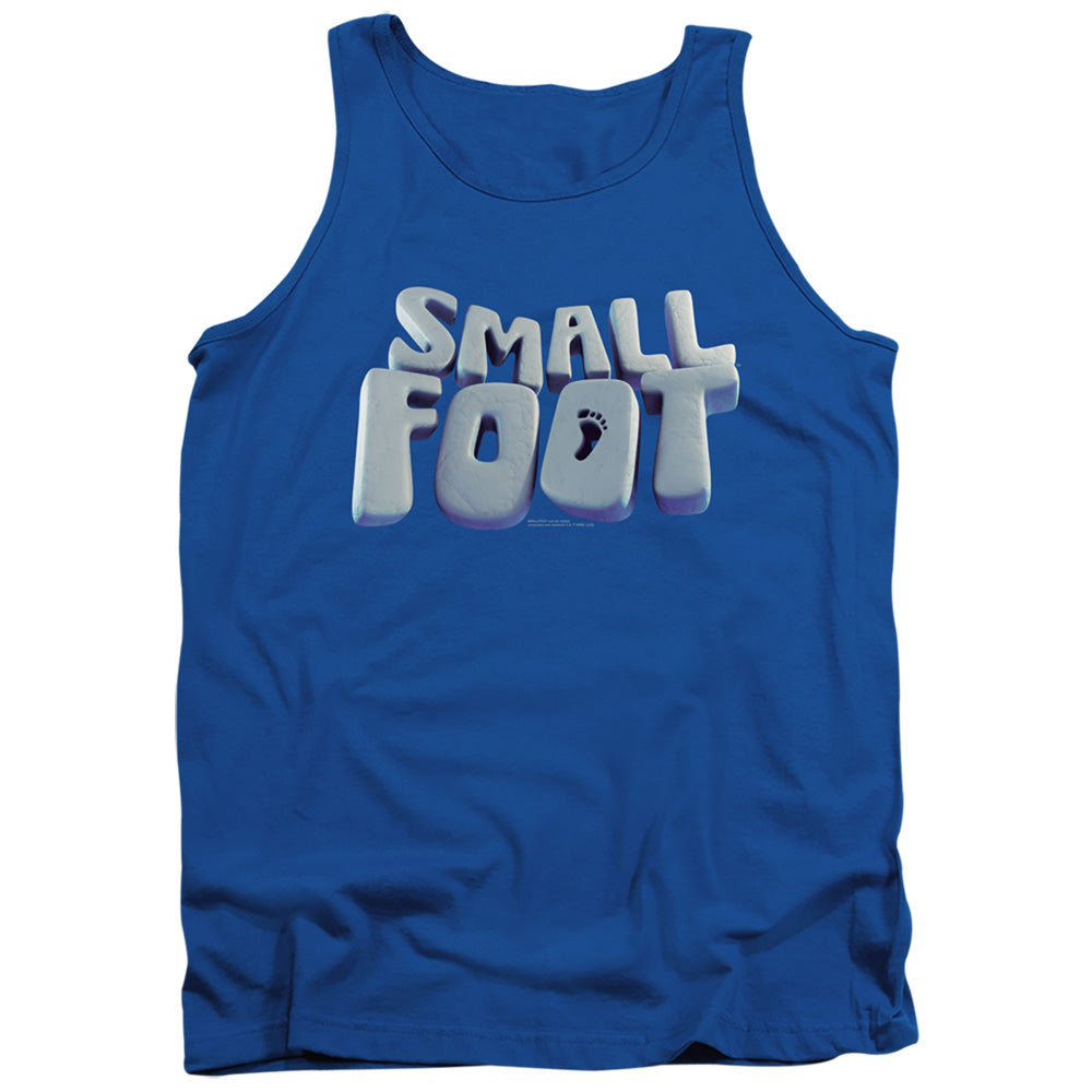 Smallfoot Smallfoot Logo Mens Tank Top Shirt Royal Blue
