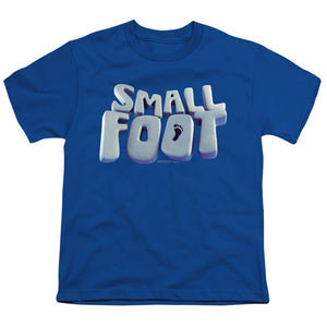 Smallfoot Smallfoot Logo Kids Youth T Shirt Royal Blue