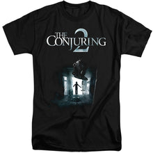 Load image into Gallery viewer, The Conjuring 2 Poster Mens Tall T Shirt Black