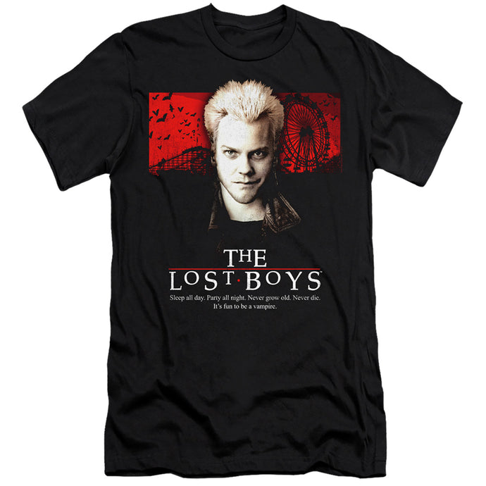 The Lost Boys Be One Of Us Premium Bella Canvas Slim Fit Mens T Shirt Black