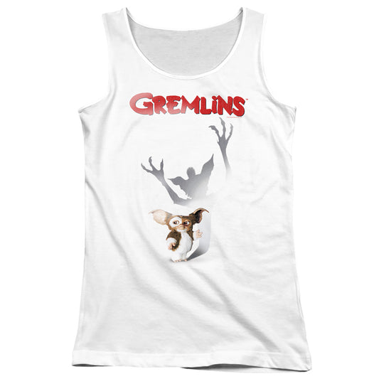 Gremlins Shadow Womens Tank Top Shirt White