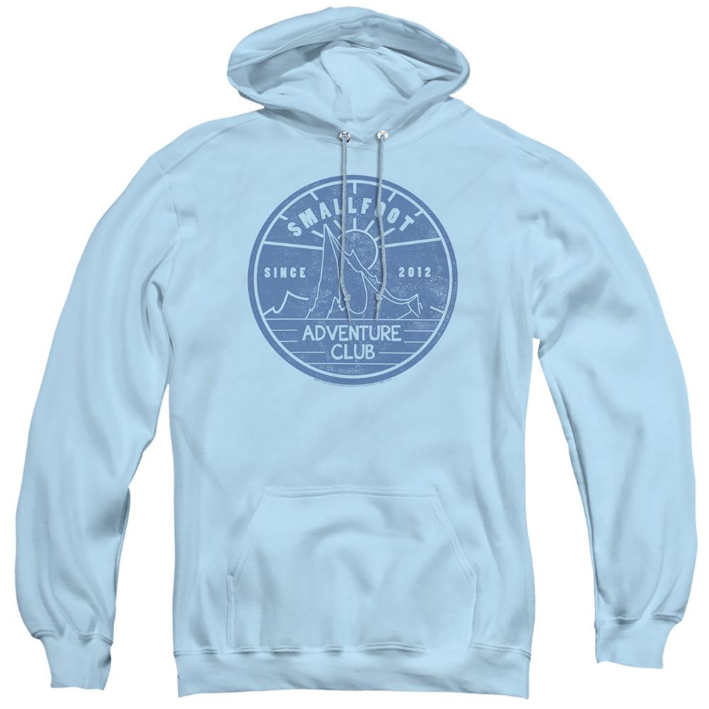 Smallfoot Adventure Club Mens Hoodie Light Blue