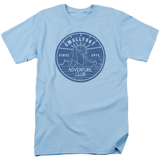 Allfoot Adventure Club Mens T Shirt Light Blue