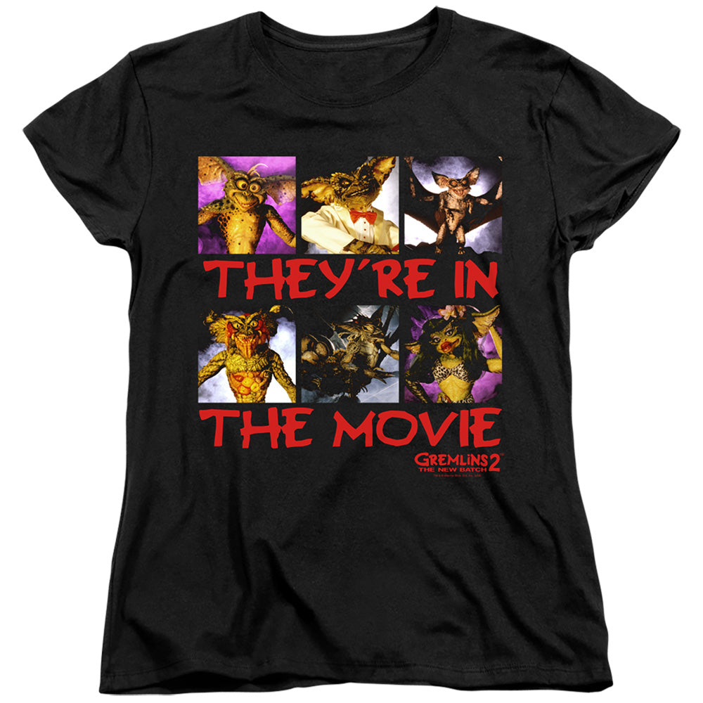 Gremlins 2 In The Movie Womens T Shirt Black