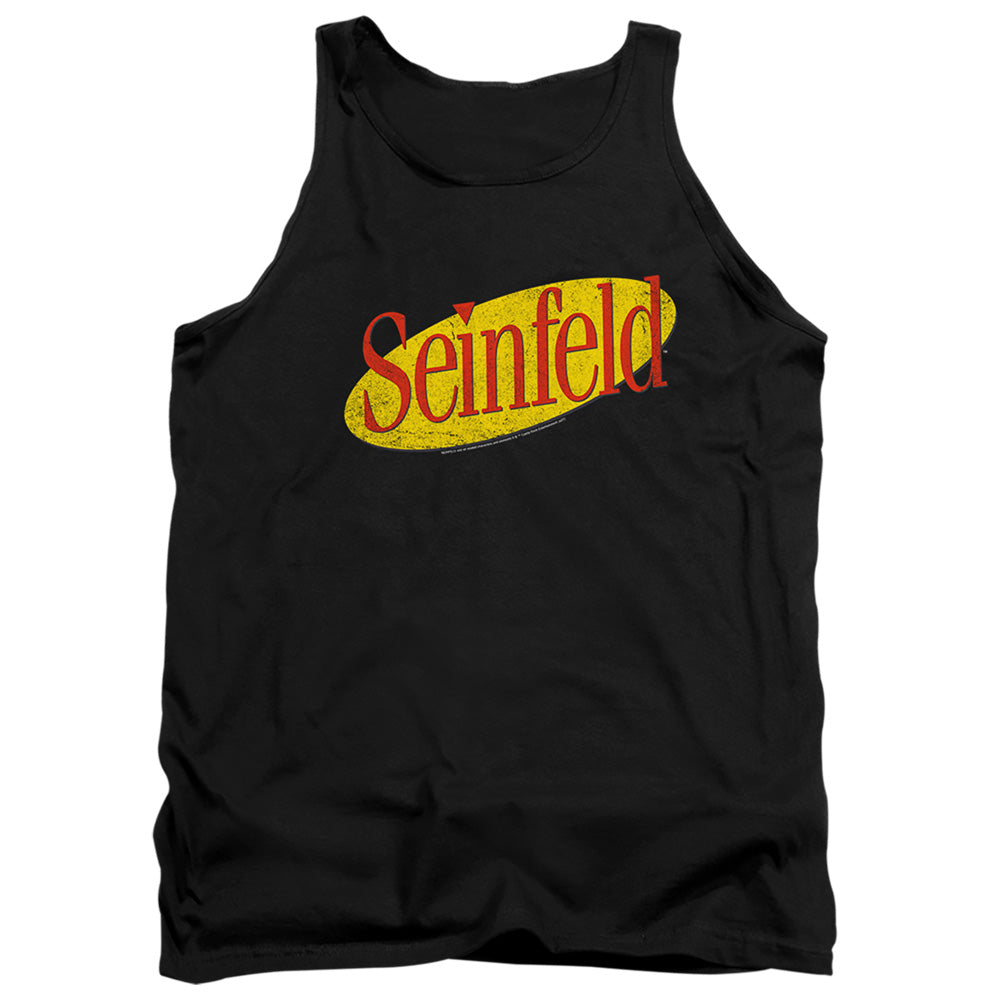 Seinfeld Seinfeld Logo Mens Tank Top Shirt Black