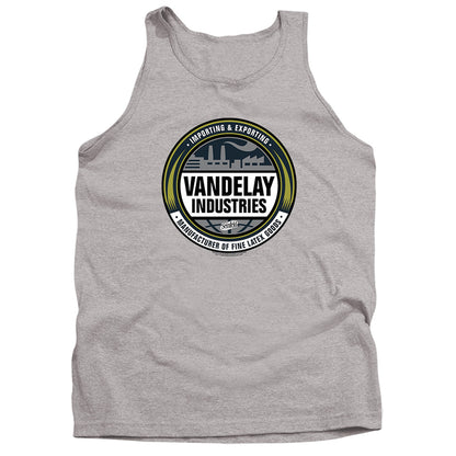 Seinfeld Vendelay Logo Mens Tank Top Shirt Athletic Heather