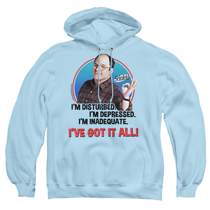 Seinfeld George All Mens Hoodie Light Blue