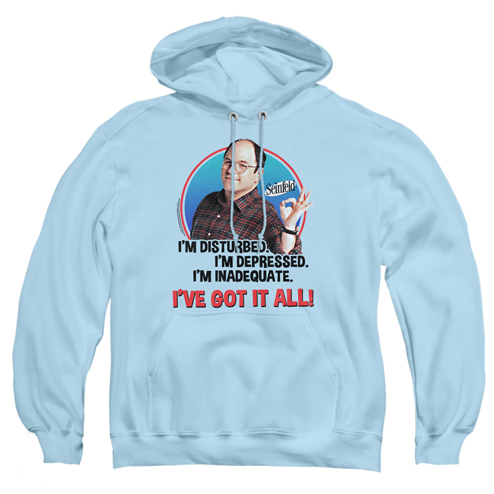 Seinfeld George All Mens Hoodie Light Blue