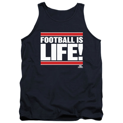 Ted Lasso Football Is Life Mens Tank Top Shirt Navy