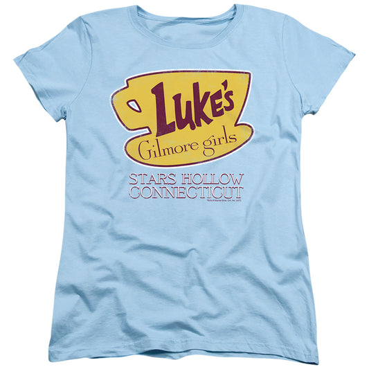 Gilmore Girls Lukes Connecticut Womens T Shirt Light Blue Officially Licensed