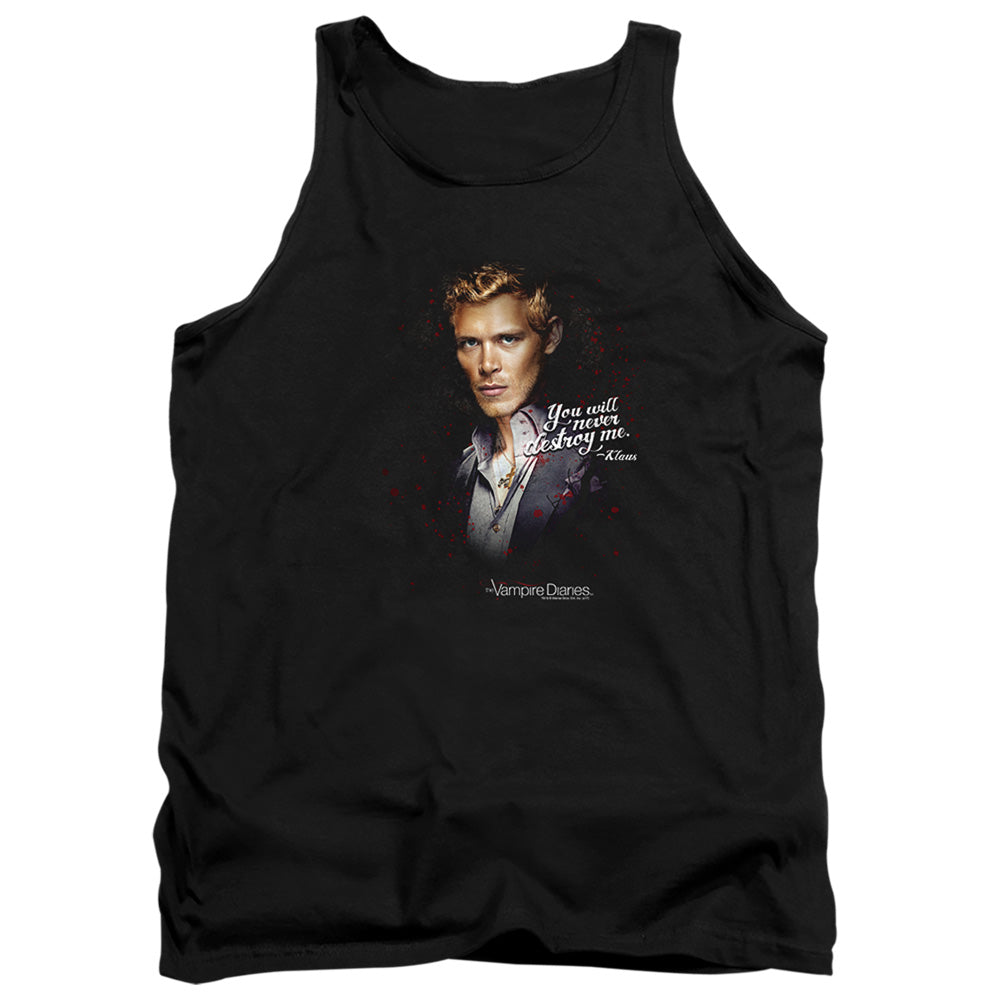 Vampire Diaries Never Destroy Mens Tank Top Shirt Black