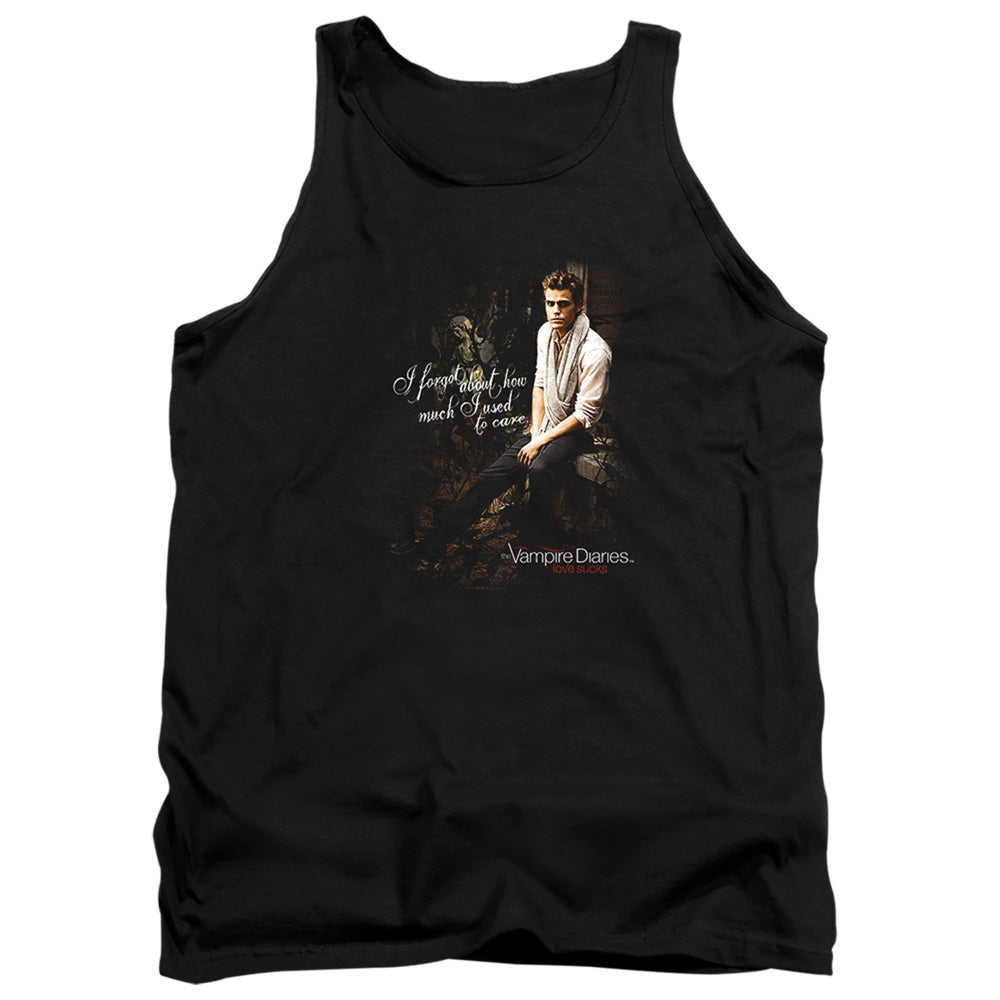 Vampire Diaries I Used To Care Mens Tank Top Shirt Black