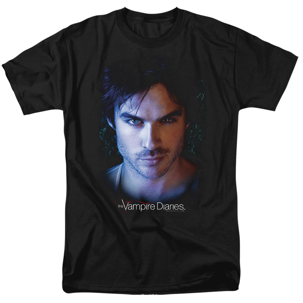 Vampire Diaries Damon Mens T Shirt Black