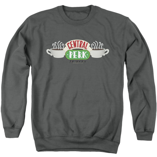 Friends Central Perk Logo Mens Crewneck Sweatshirt Charcoal