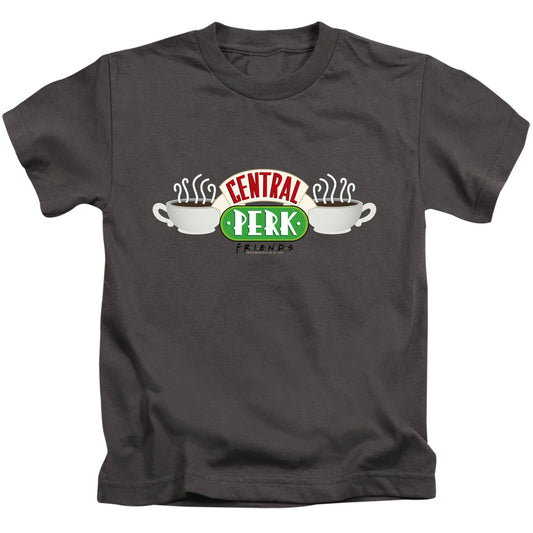 Friends Central Perk Logo Juvenile Kids Youth T Shirt Charcoal