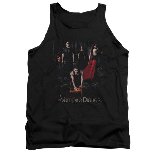 Vampire Diaries Fire Mens Tank Top Shirt Black