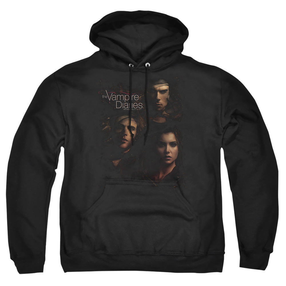 Vampire Diaries Smokey Veil Mens Hoodie Black