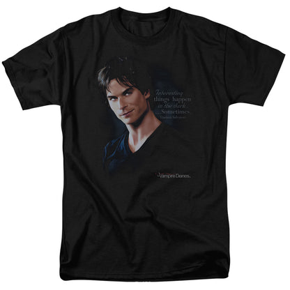 Vampire Diaries Sometimes Mens T Shirt Black Officially Licensed