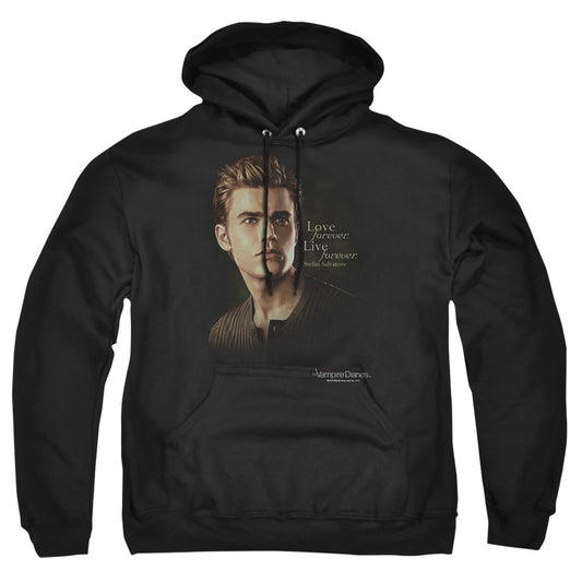 Vampire Diaries Forever Mens Hoodie Black