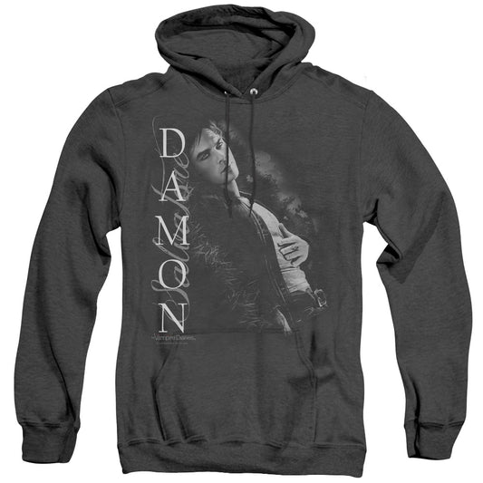 Vampire Diaries Besides Me Mens Heather Hoodie Black Officially Licensed