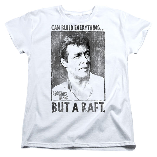 Gilligans Island Professor Womens T Shirt White Officially Licensed