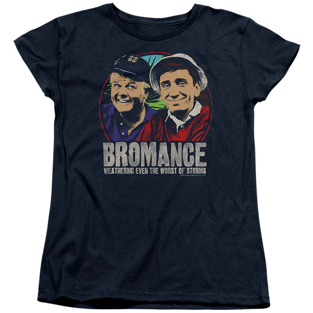 Gilligans Island Stormy Bromance Womens T Shirt Navy Officially Licensed